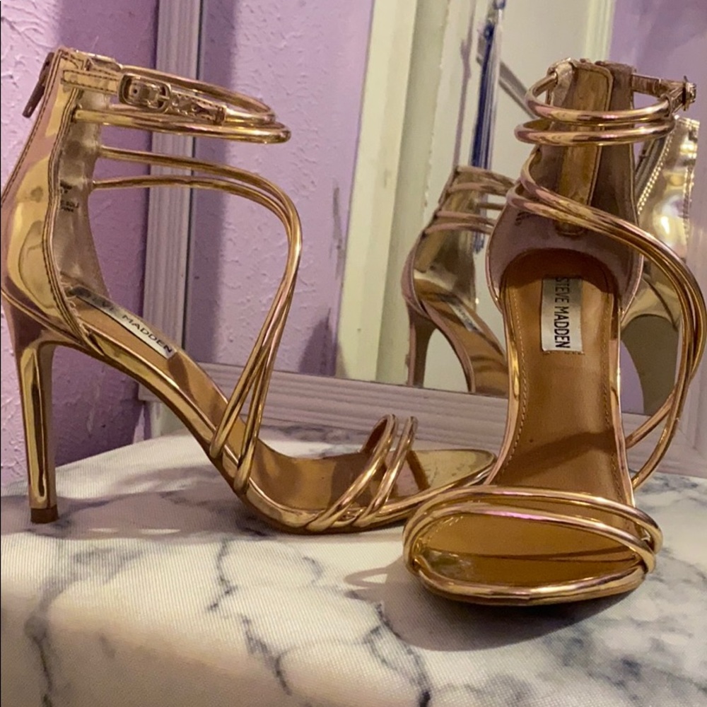 Steve Madden Rose Gold Heels